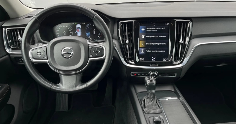 Volvo V60 cena 79900 przebieg: 154700, rok produkcji 2019 z Rybnik małe 436